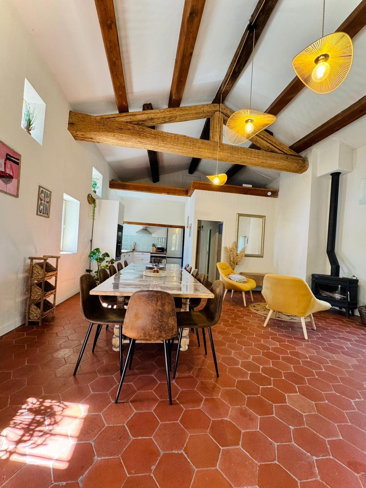 Salon principal du Mas Frigoulet