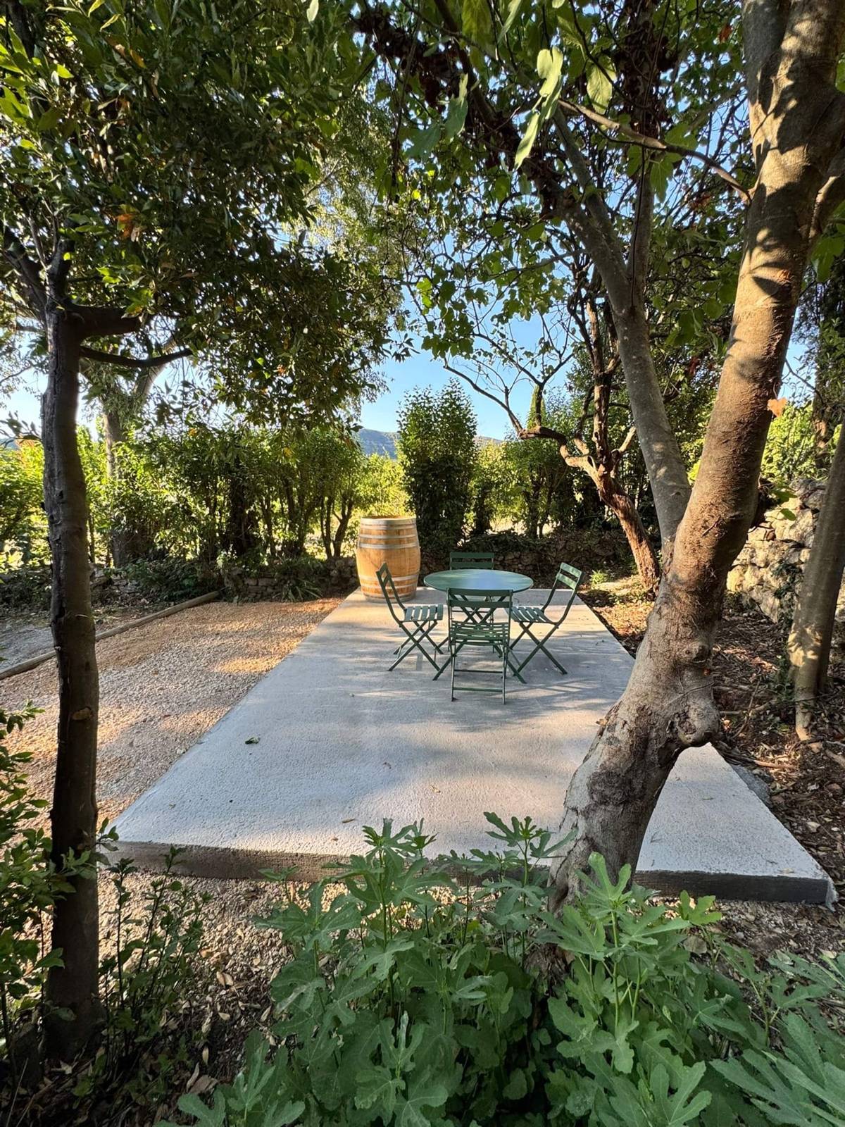 La terrasse privative